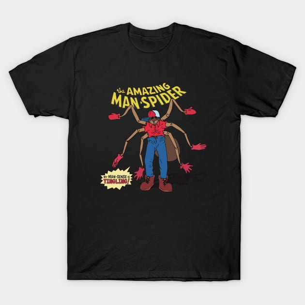 The Amazing Man-Spider T-Shirt by TheTofuCube
